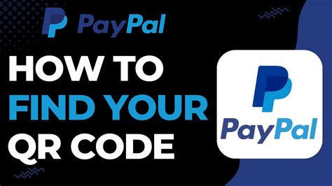 how do you find your paypal qr code