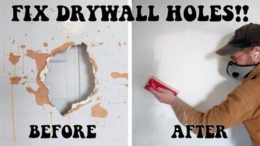 how do you fix a hole in drywall without patches
