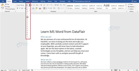 how do you format text in a word processor
