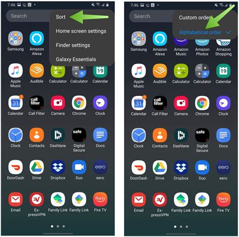 how do you get an app out of a folder on an android