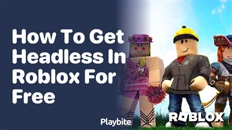 how do you get headless on roblox for free