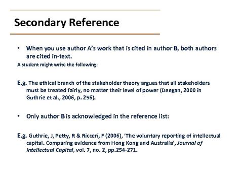 how do you harvard reference a secondary source