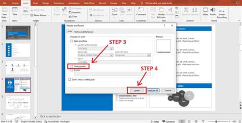 how do you insert a small reference number in powerpoint