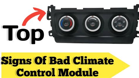 how do you know if your ac control module is bad
