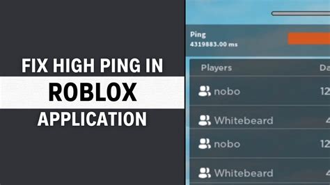 how do you lower your ping in roblox