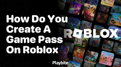 how do you make game pass on roblox