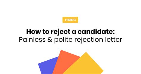 how do you politely reject a candidate before an interview