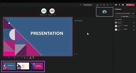 how do you present a powerpoint presentation in teams