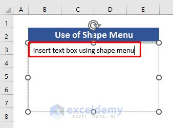 how do you put a box around text in excel