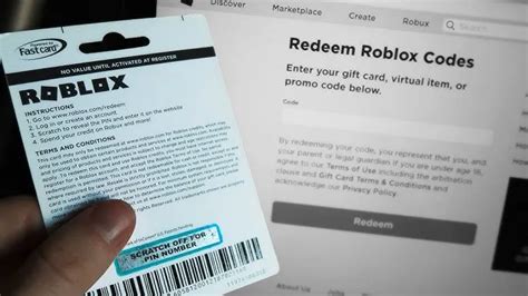 how do you put in the code for a roblox gift card