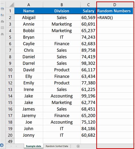how do you randomize numbers 1 to 10 in excel
