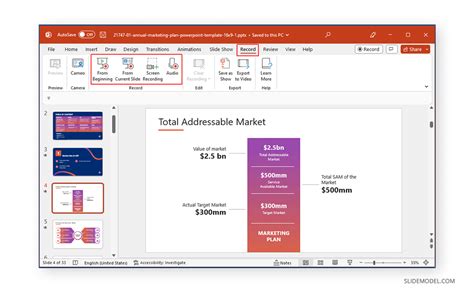 how do you record a powerpoint presentation in teams