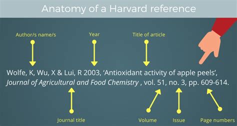 how do you reference in text harvard style