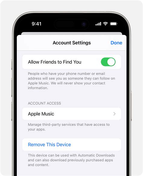 how do you remove device from apple account