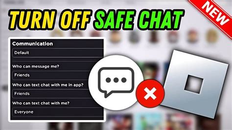 how do you remove safe chat on roblox