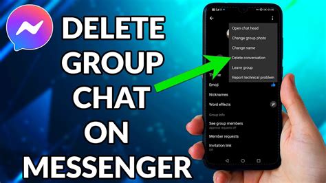 how do you remove yourself from a group chat on messenger