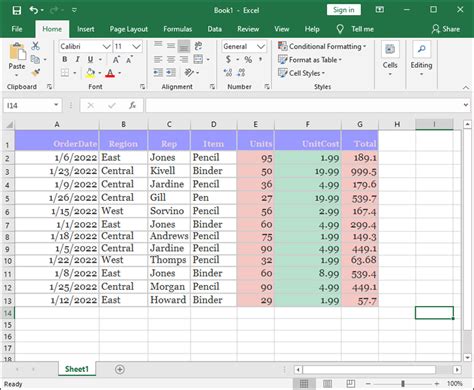 how do you reorder columns in excel