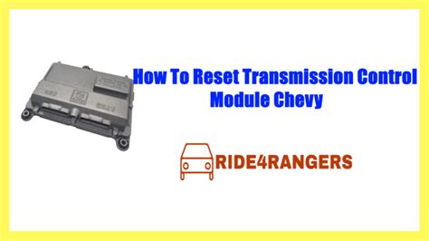 how do you reset a transmission code