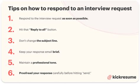 how do you respond to an interview text
