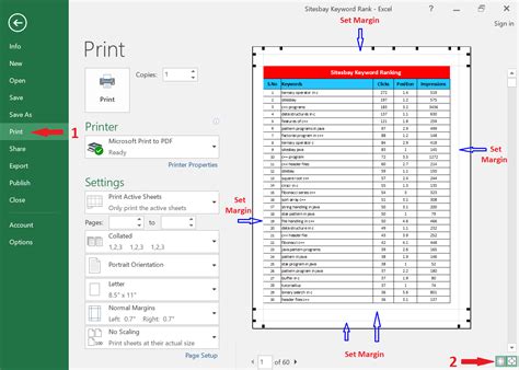 how do you set a worksheet to print on one page in excel