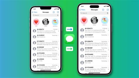 how do you transfer text messages from one iphone to another iphone
