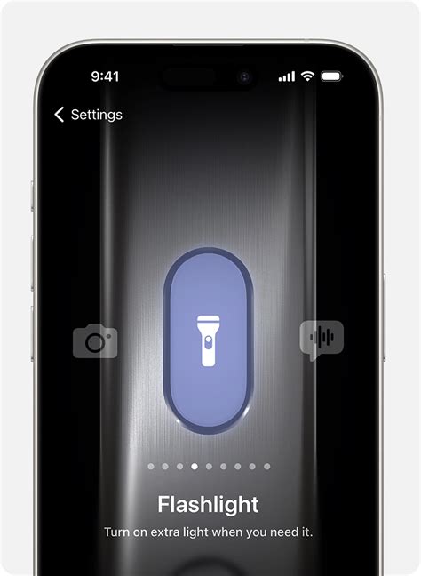how do you turn on an iphone flashlight