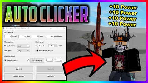 how do you use auto clicker in roblox