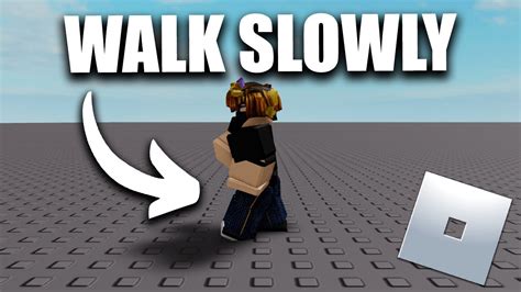 how do you walk slowly in roblox pc