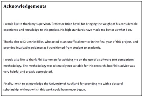 how do you write a dissertation acknowledgement