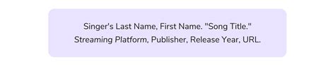how do you write a song title in mla format