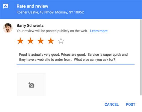 how do you write an anonymous review on google