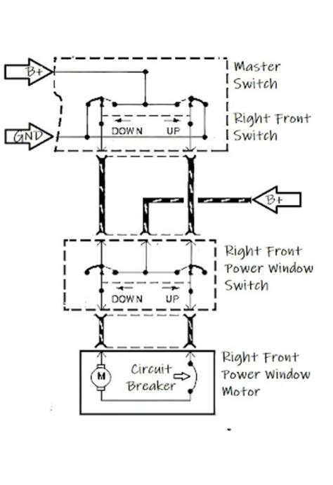 how does a car window switch work