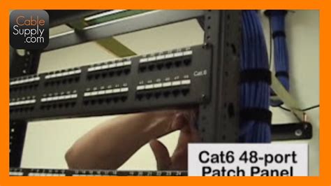 how does a cat6 patch panel work