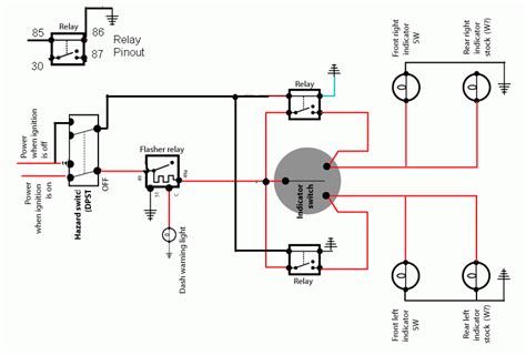 how does a hazard light switch work