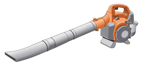 how does a leaf blower work diagram