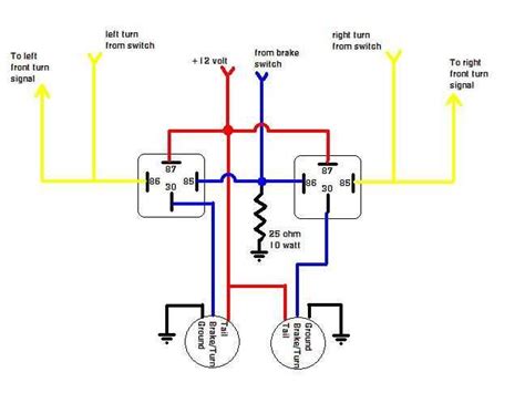 how does a turn signal switch work diagram