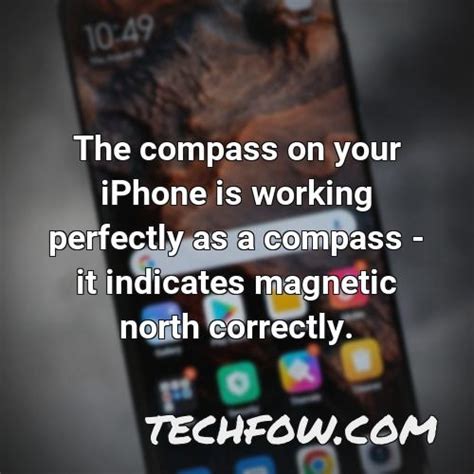 how does an iphone compass work