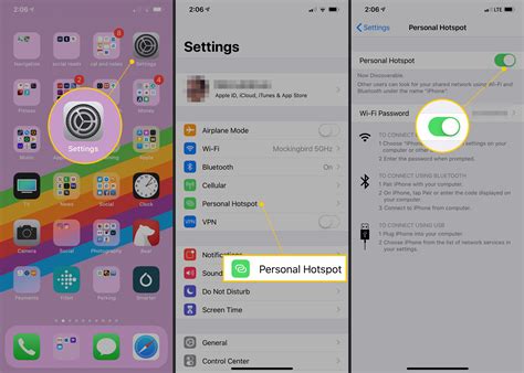 how does an iphone hotspot work