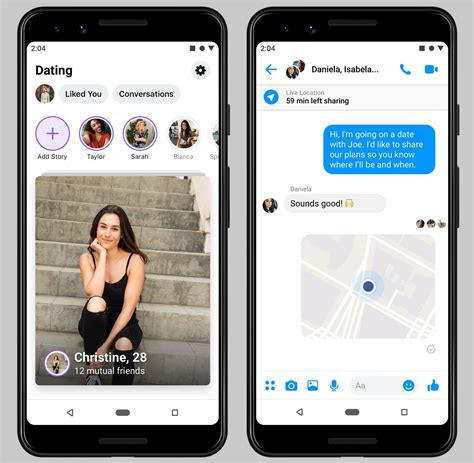 how does facebook dating messages work