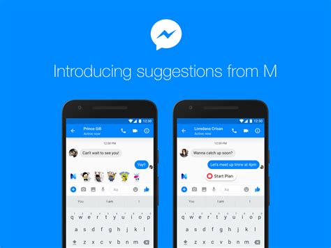 how does facebook messenger suggestions work