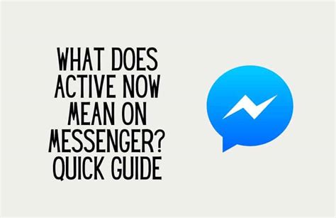 how does messenger active list work