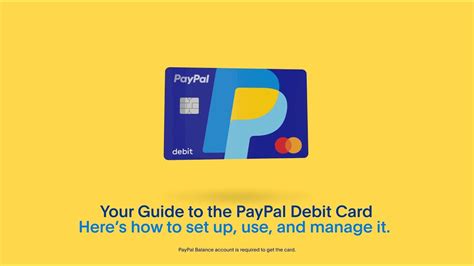 how does paypal work with debit card