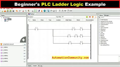 how does plc ladder logic work
