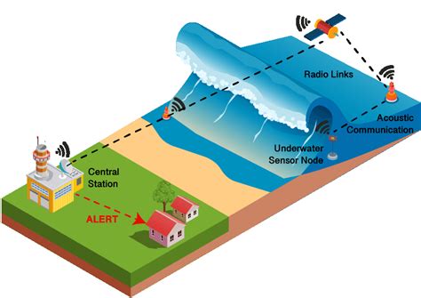 how does the tsunami early detection system work