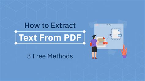 how extract text from a pdf