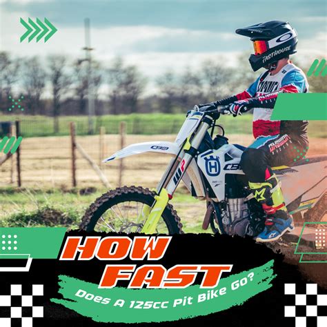 how fast is a 125cc pit bike go