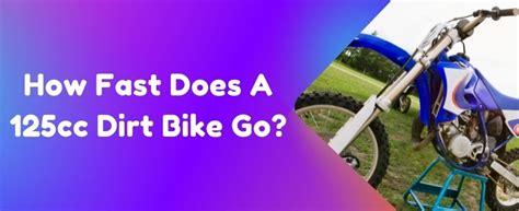 how fast will a 125cc bike go