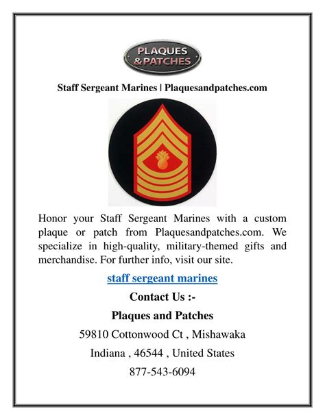 how high is staff sergeant in marines