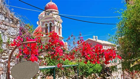 how hot is corfu in october