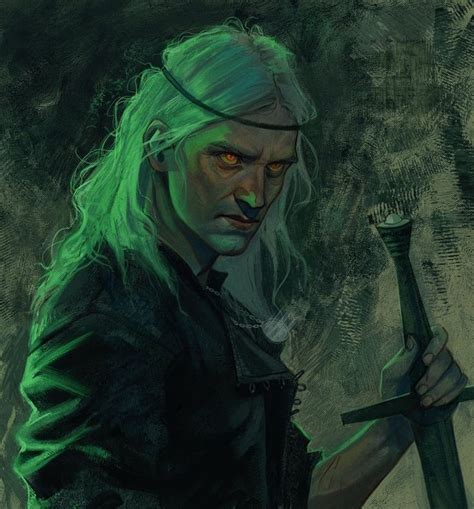 how is geralt of rivia described in the books